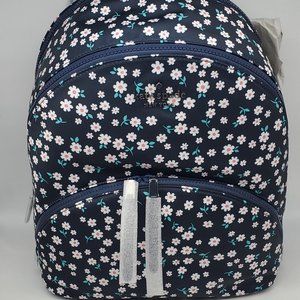 Kate Spade Karissa Fleurette Toss Large Backpack Blue Multi Floral Like new - Kate Spade Karissa Nylon Fleurette | Mercari main image 4